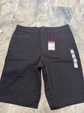 Gloria Vanderbilt Black Women's Bermuda Shorts